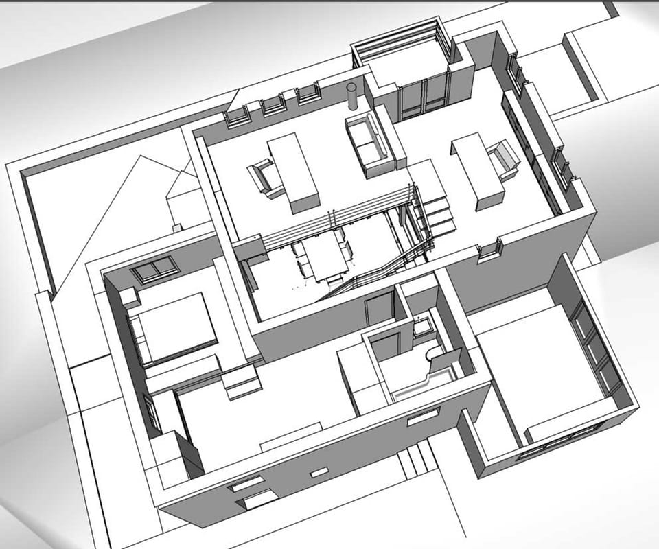 Blueprint upper level