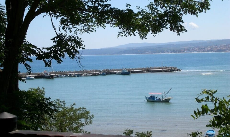 port Chaika/Byala view from fish restaurant