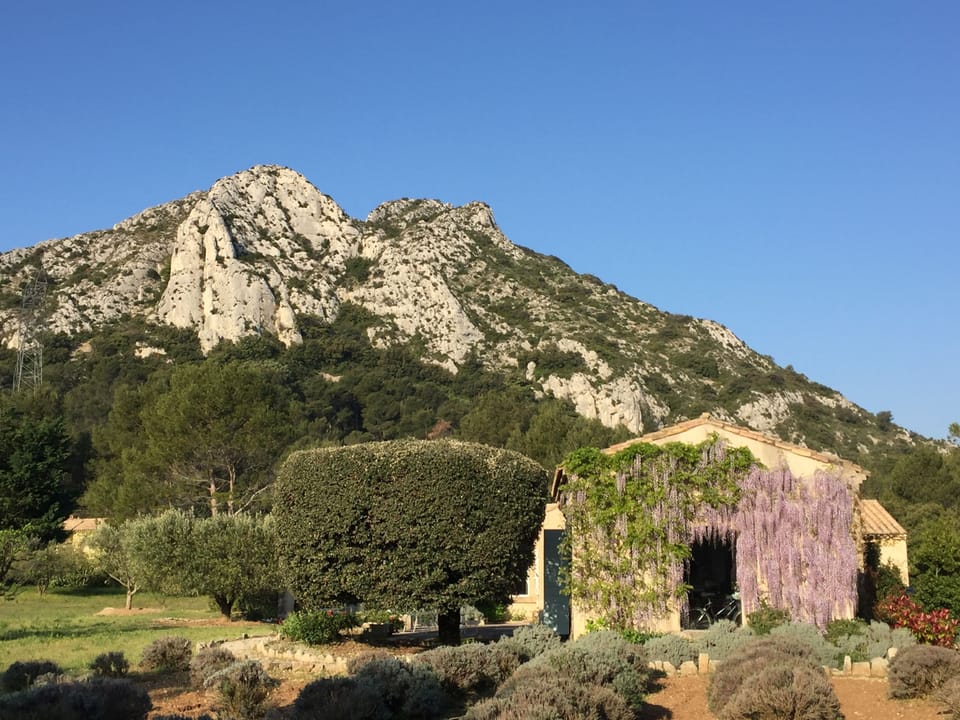 'Le Petit Calan' Alpille - view from house/ Vue du 'Petit Calan' de la maison