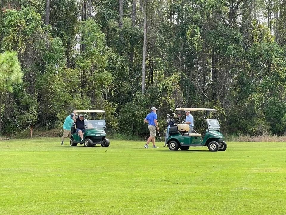 Golfing