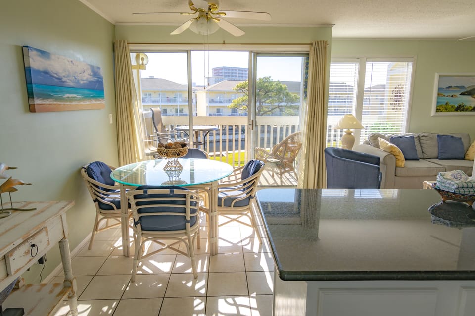 Dining area from kitchen 