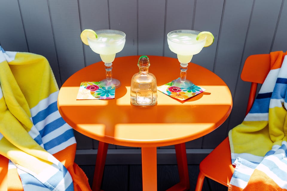 Although you should go to the beach, you could just relax in your own yard!