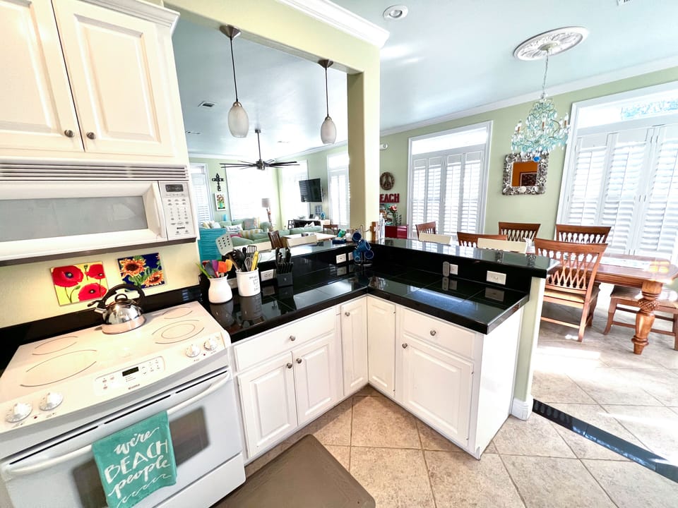 Kitchen stocked with all the appliances you could want...big or small!