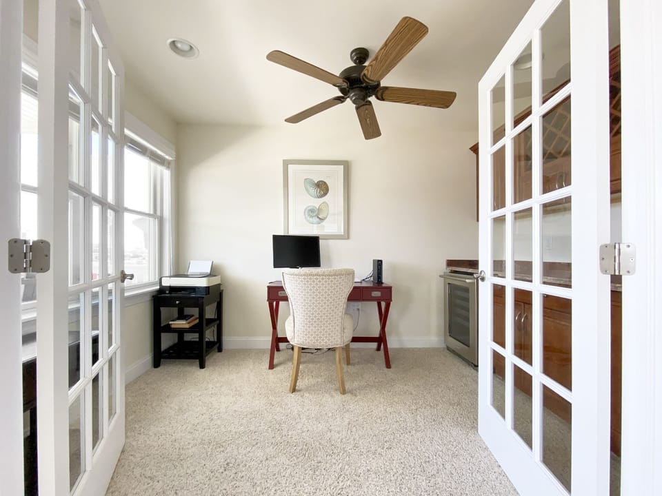 2nd floor office in master suite