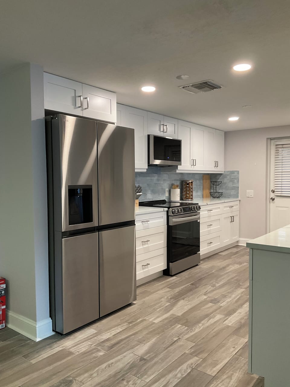 Kitchen for prepping your gourmet meals.
