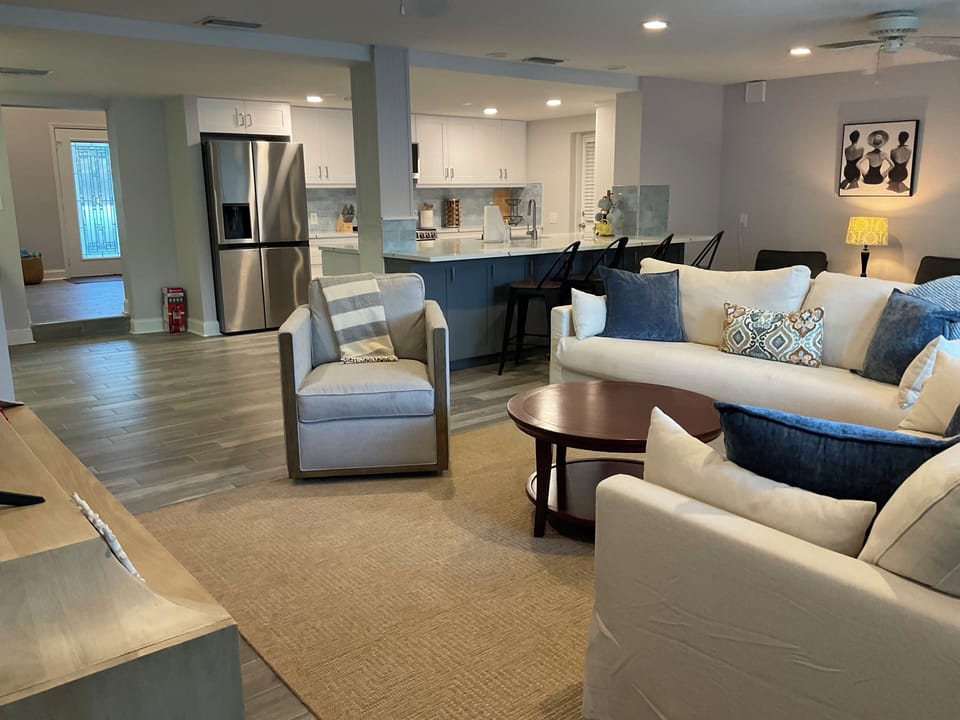 Spacious family room.