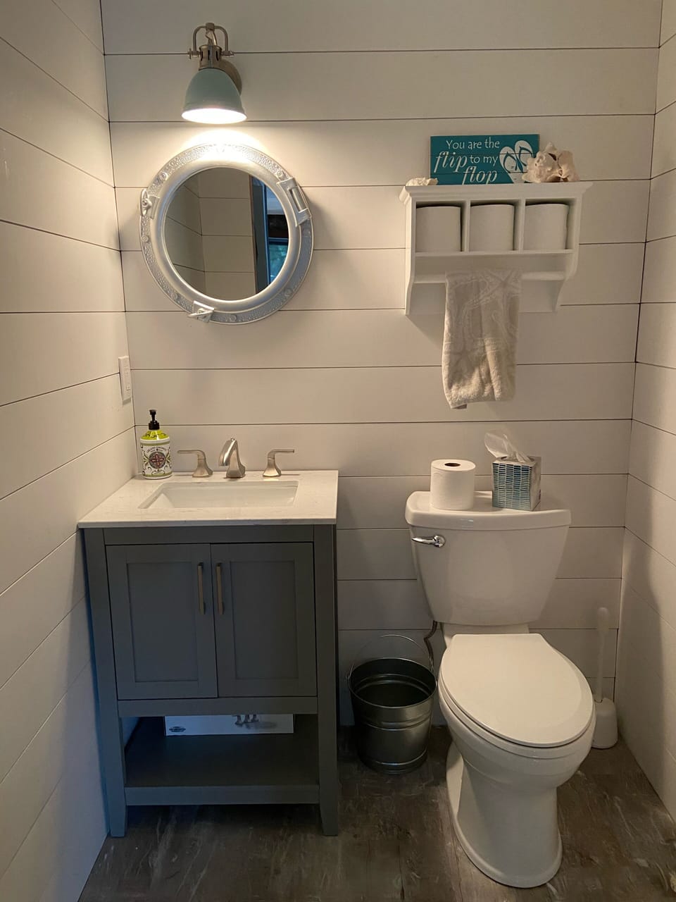 NEW Upstairs Powder Bath