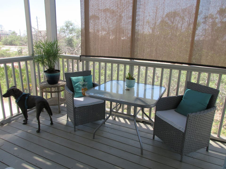 screened-in deck 
