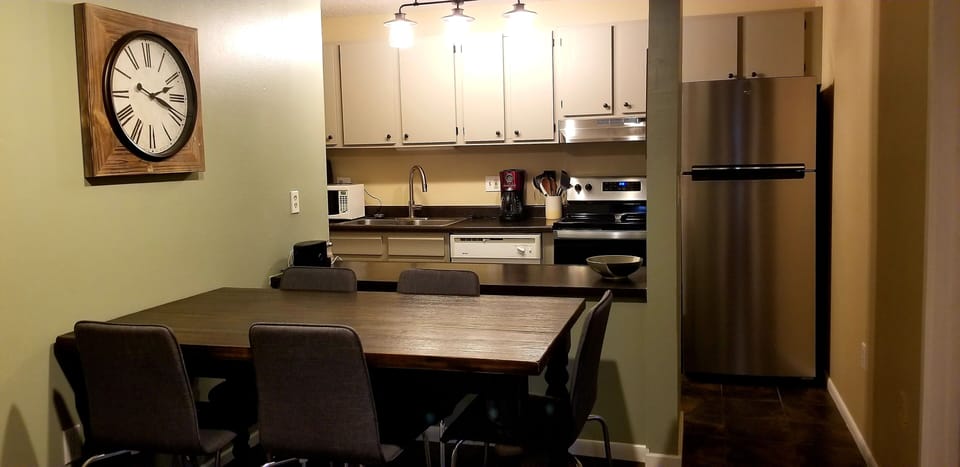 Kitchen and dining area