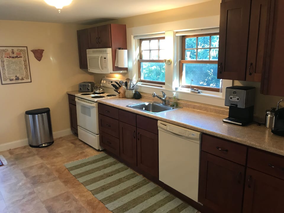 kitchen, with DW, Micro, electric Oven, Coffee machine, etc etc