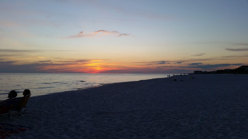 beautiful sun set!