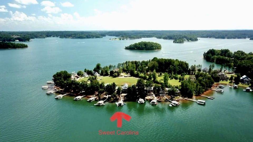 Perfectly positioned water front home with BIG lake views ! Summer photo
