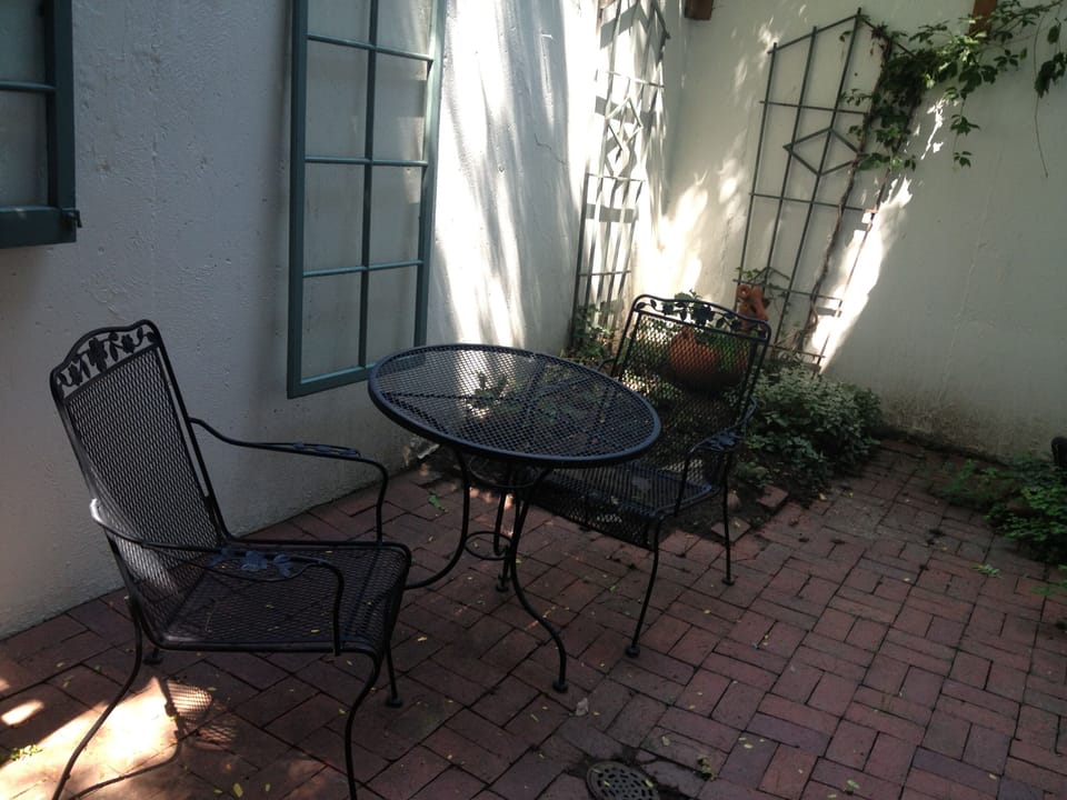 Your private courtyard.