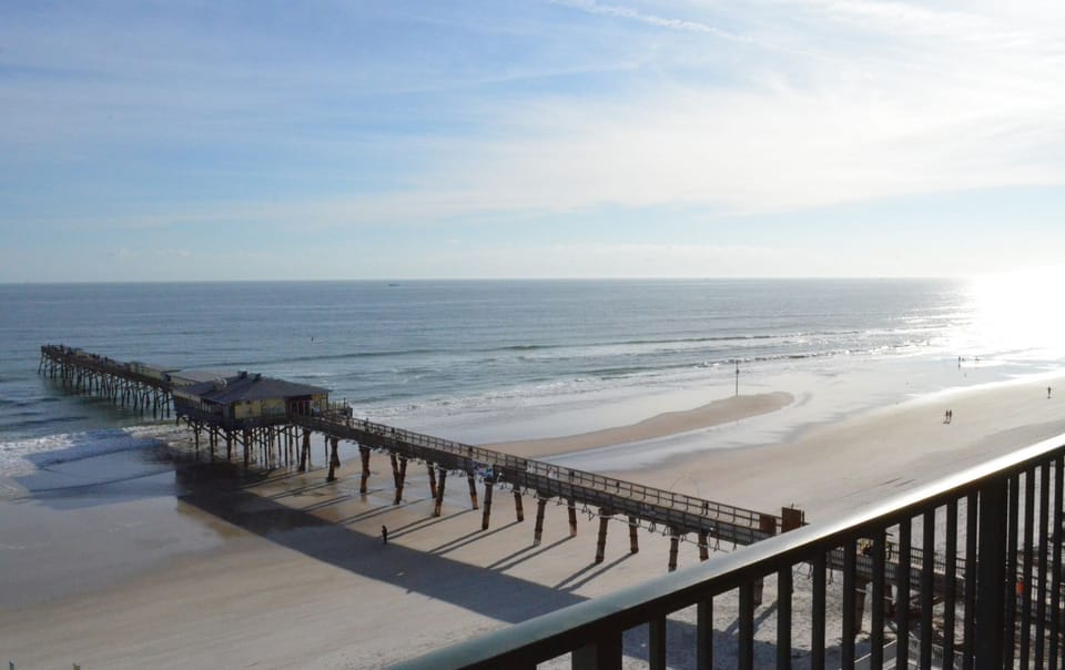 View standing on your oceanfront balcony