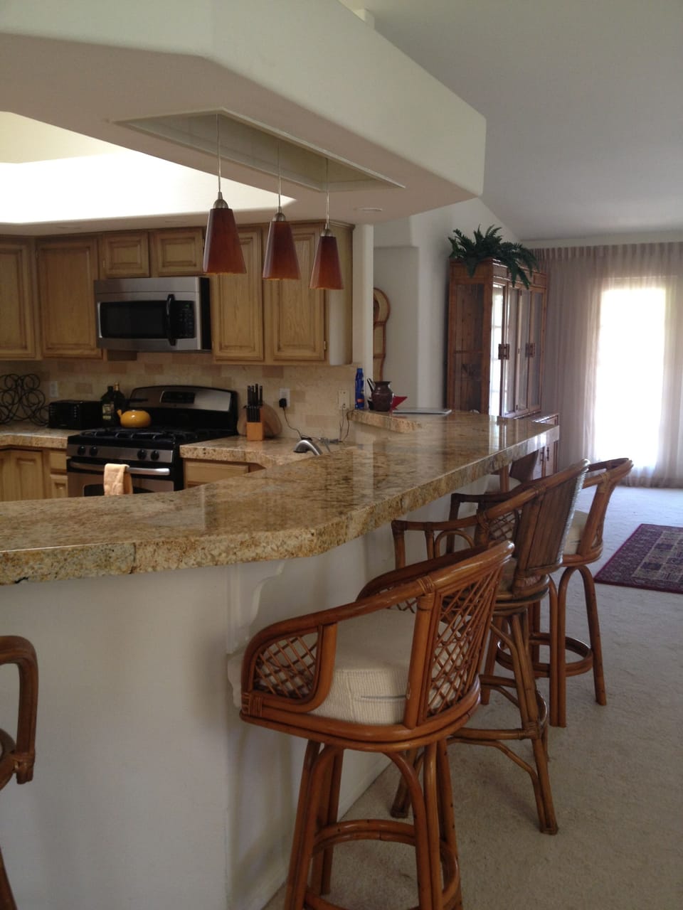 Bar area
