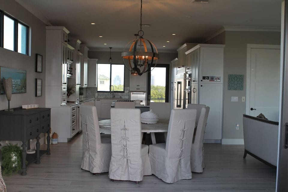Dining open to Gourmet Kitchen