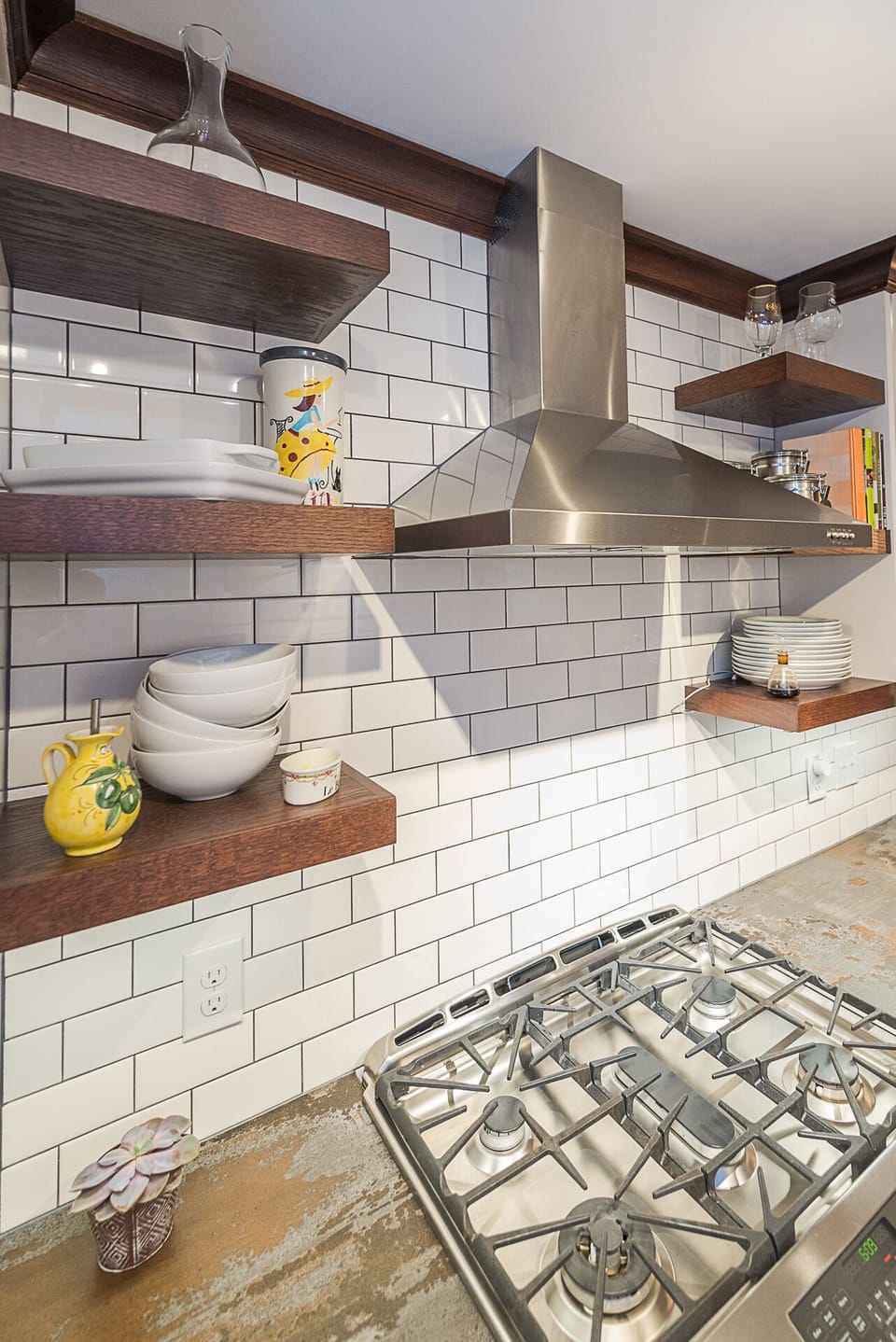 Vented range hood for cooking