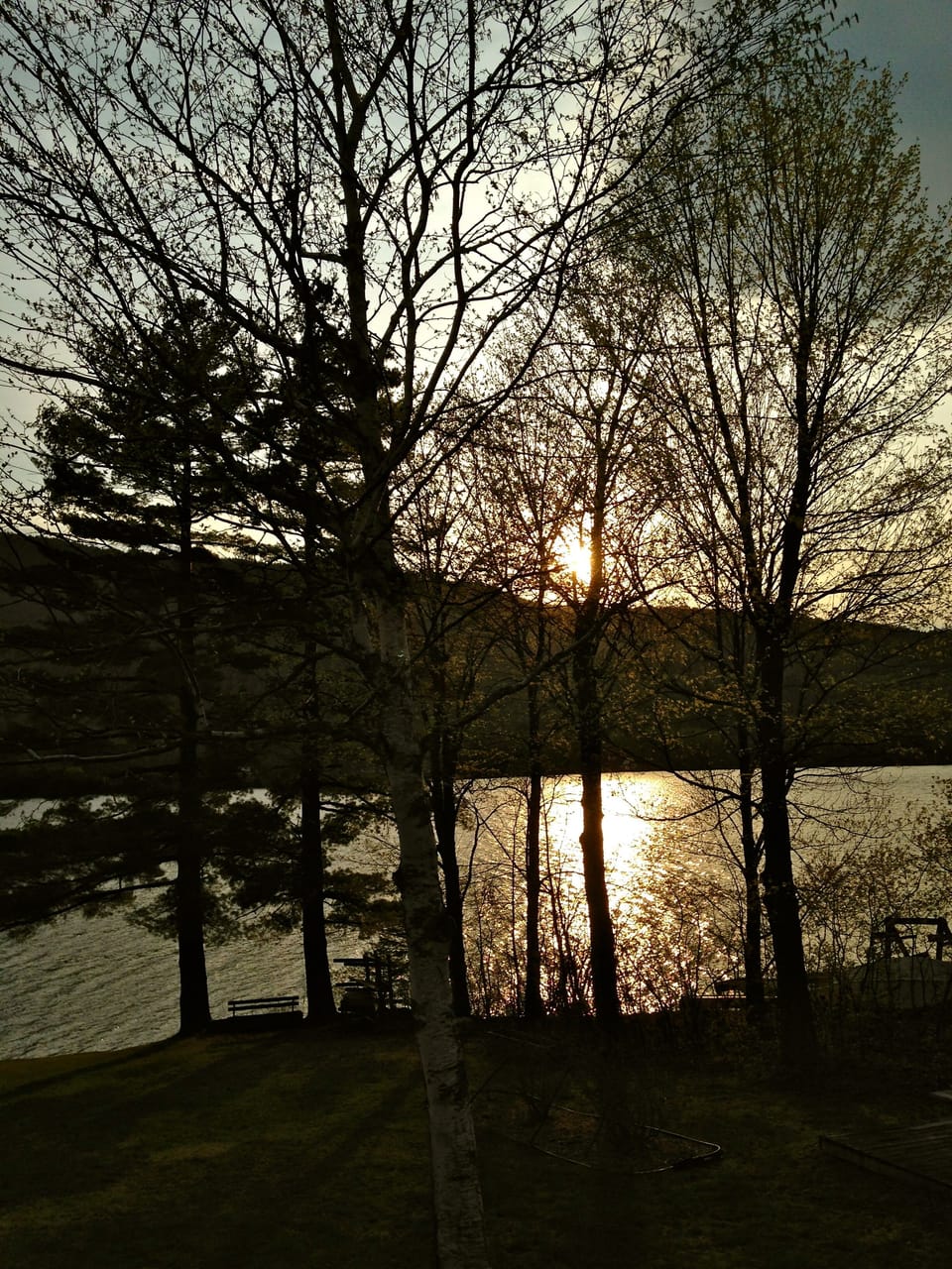 Spring sunset