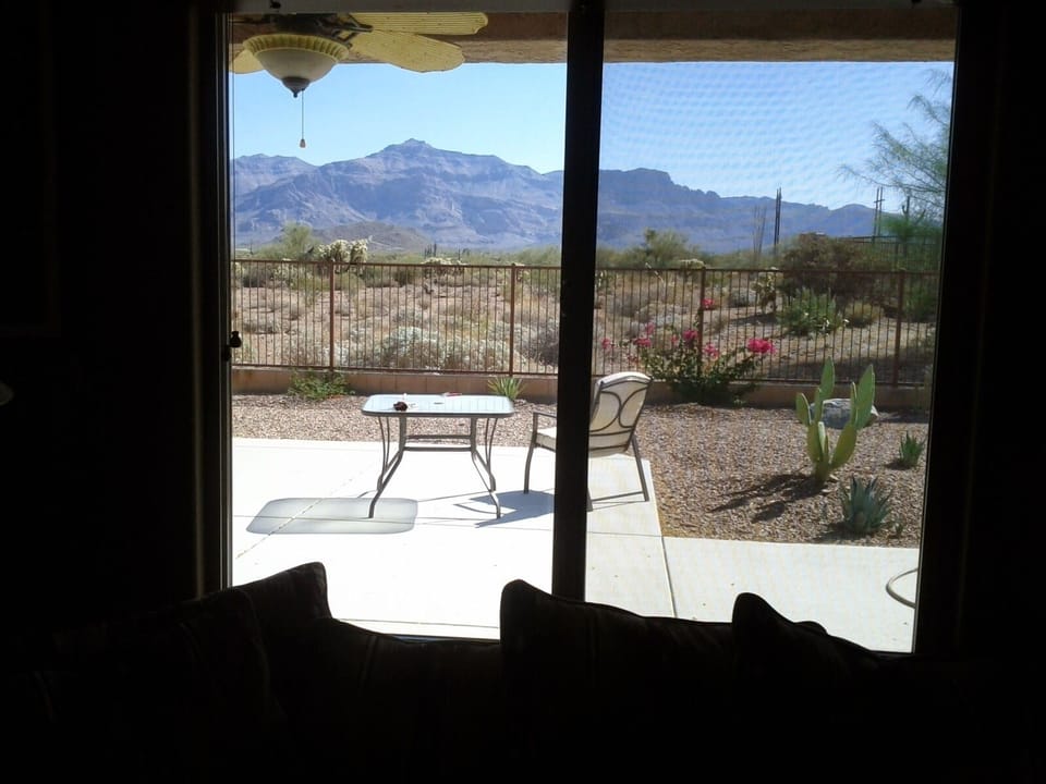 view from the living room