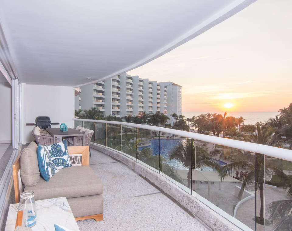 Breathtaking views from the terrace