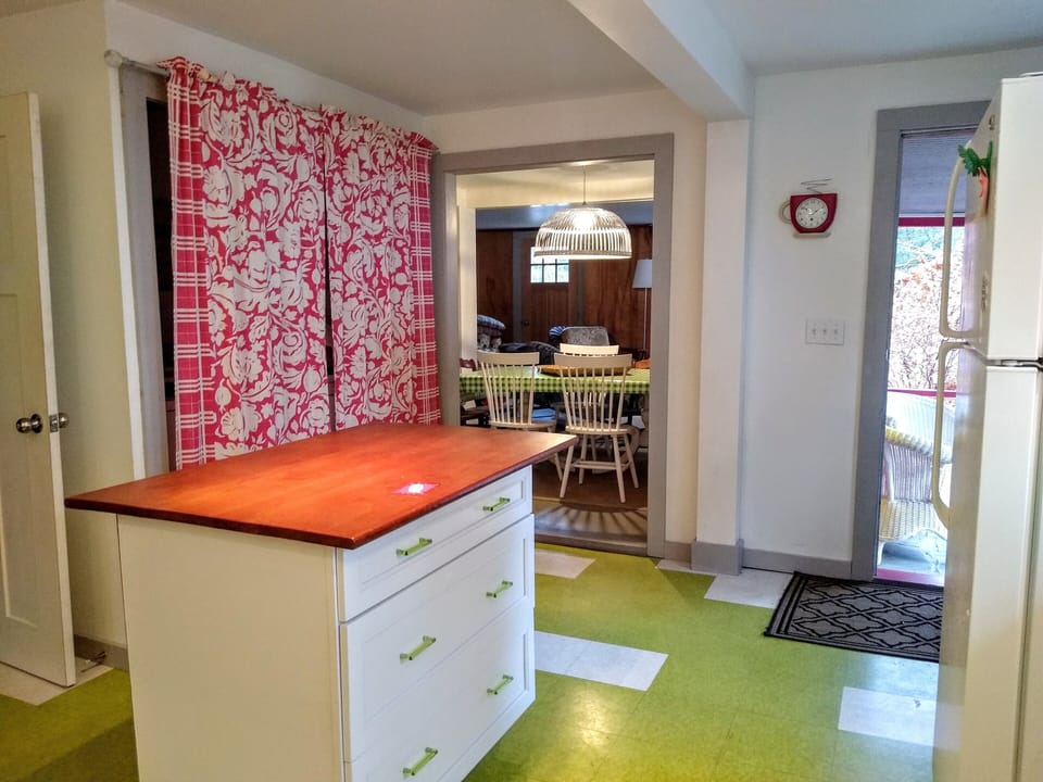 Kitchen looking towards dining area