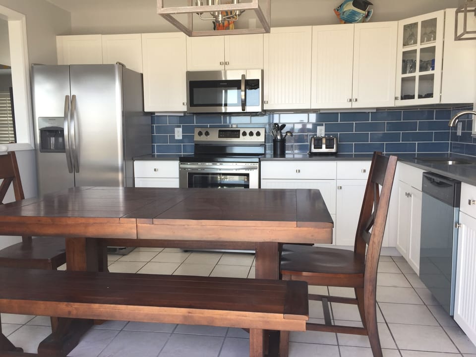 Well stocked kitchens!