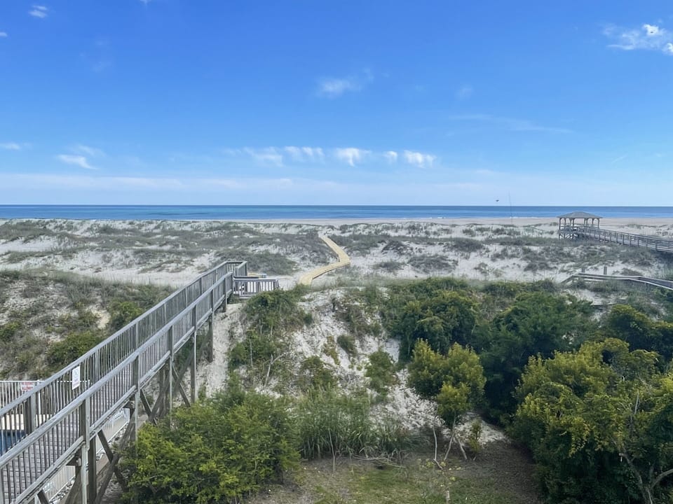 New for 2024: boardwalk all the way to the beach!
