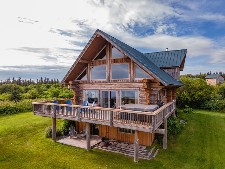 A great view of our awesome deck!
