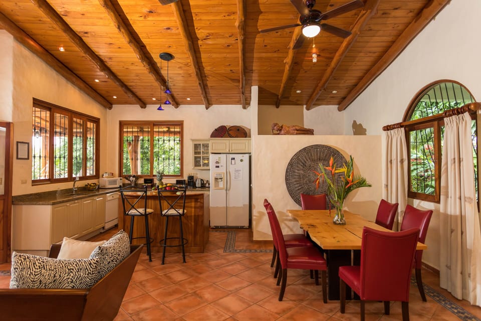 Dining and kitchen view