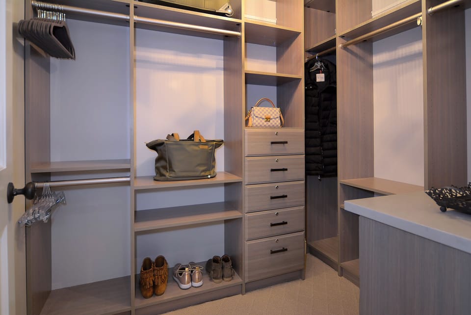 Spacious Master Closet