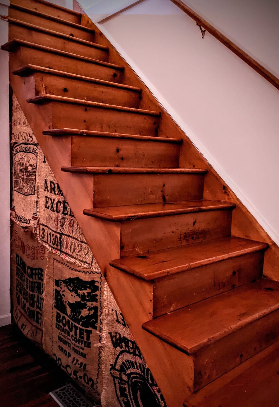Staircase to second floor