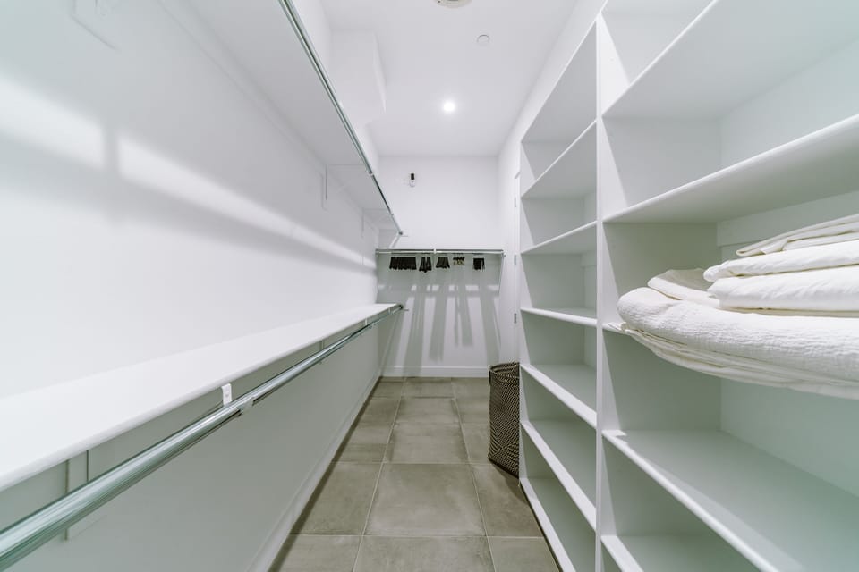 Spacious  Walk- in Closet 