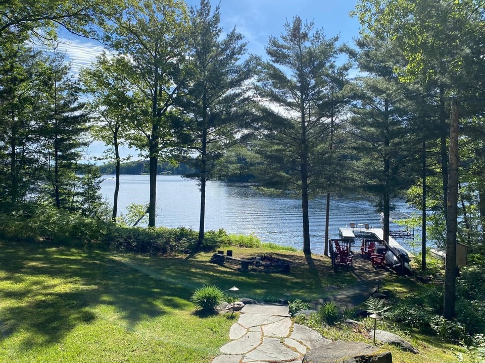 View of Lake from back of home