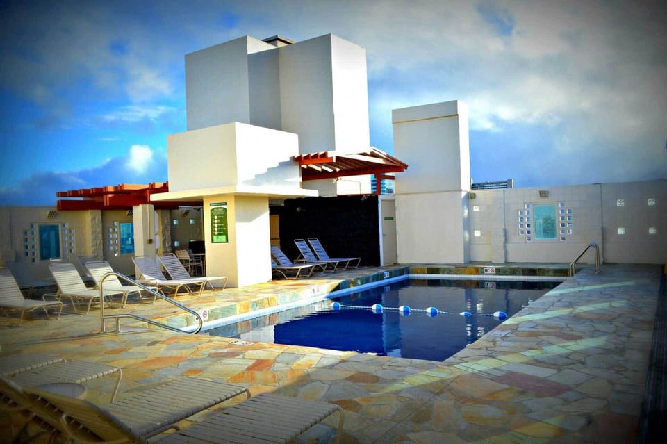 Guest pool area