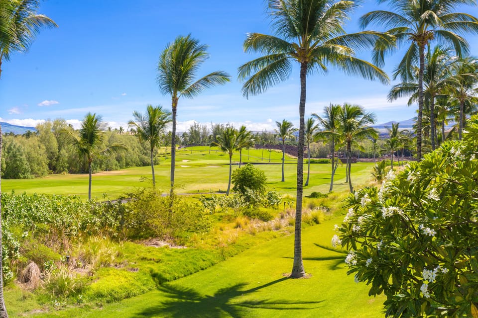The Beach Course - right outside the lanai.