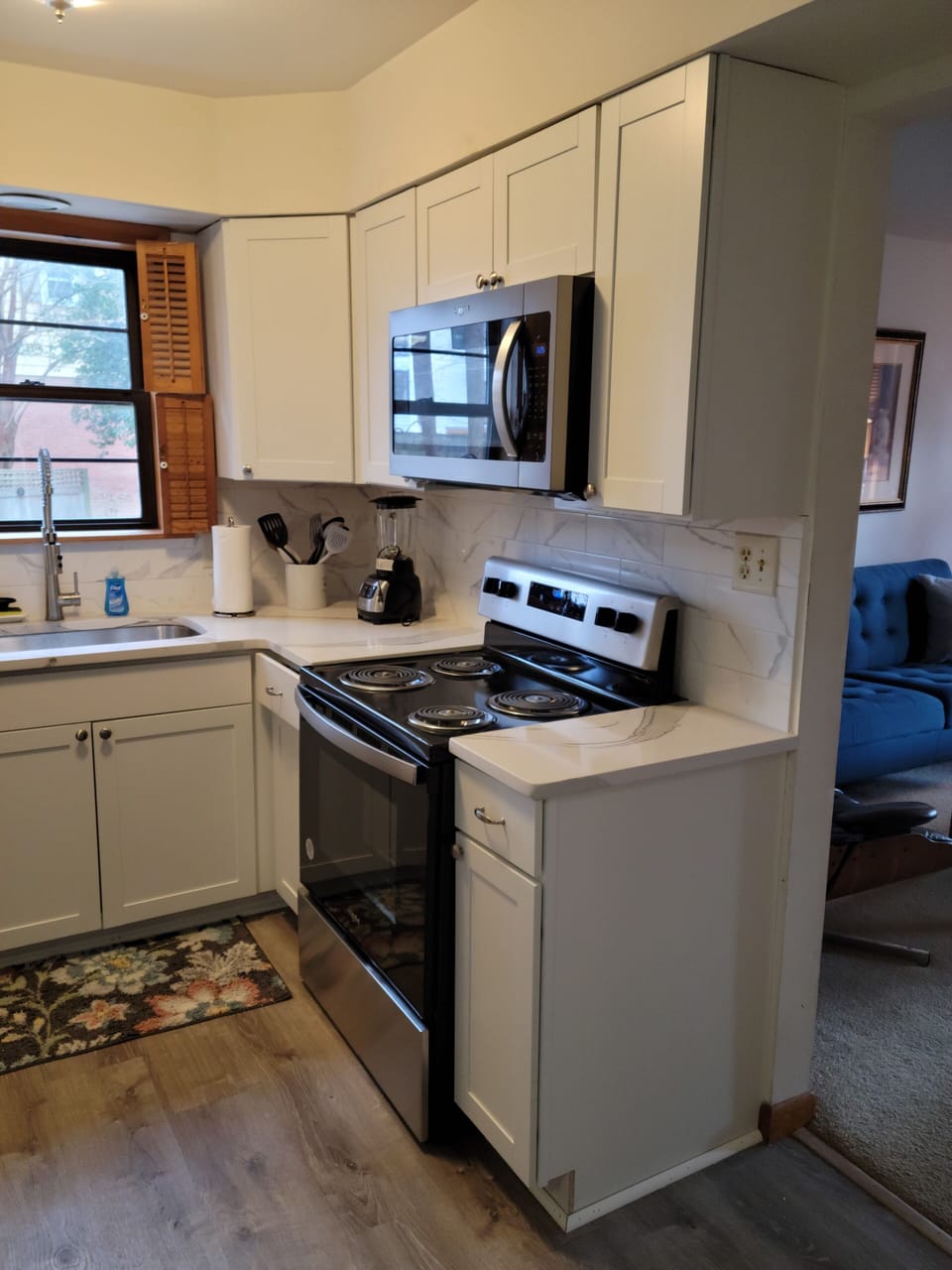 Nice stainless steel appliances