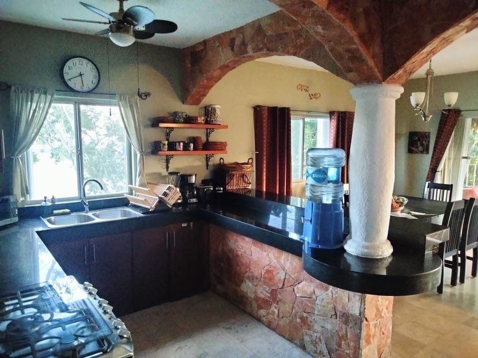 Kitchen view from the hallway