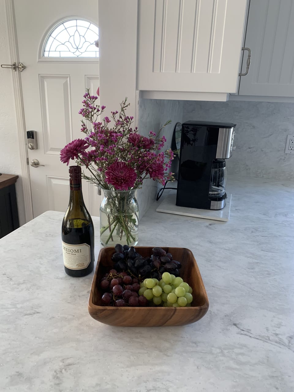 Newly remodeled kitchen with gorgeous new countertops