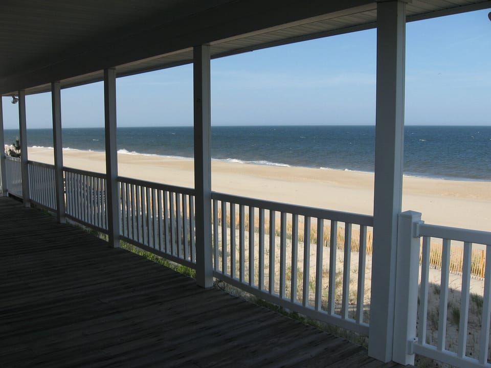 Second level deck outside of the south Master bedroom
