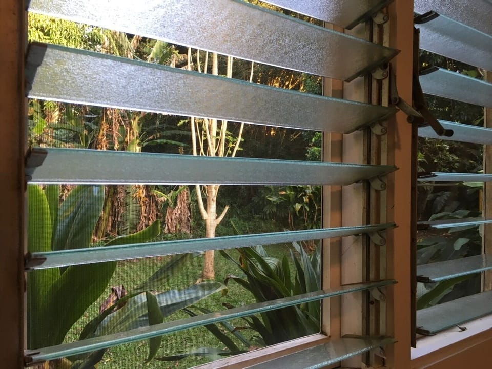 View from master bathroom