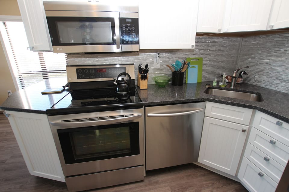 New stainless appliances