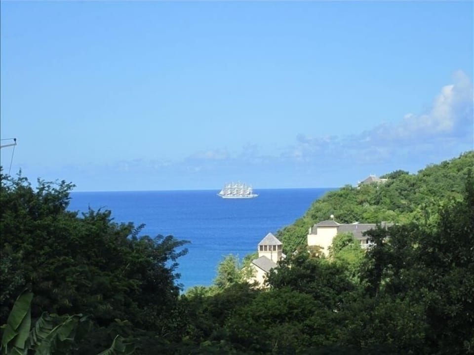 Morning View Photo Taken from Master Bedroom Balcony at Beau Rivage
