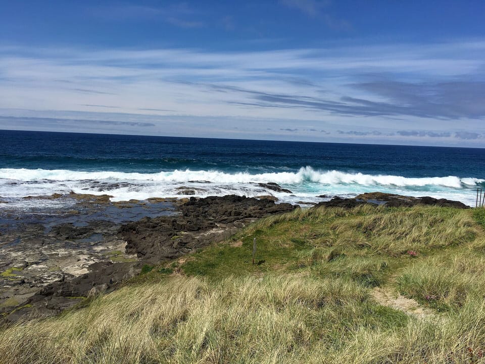 The view from the trail  to the north.