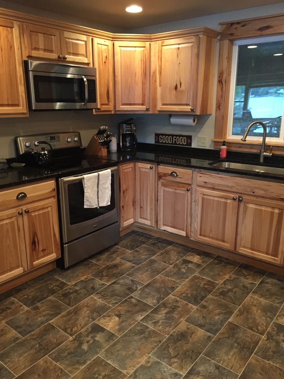 Newly remodeled kitchen