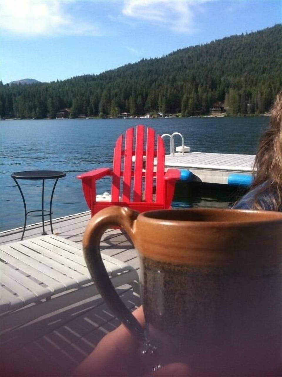 Cup o' Joe on the Dock
Looking for Eagles