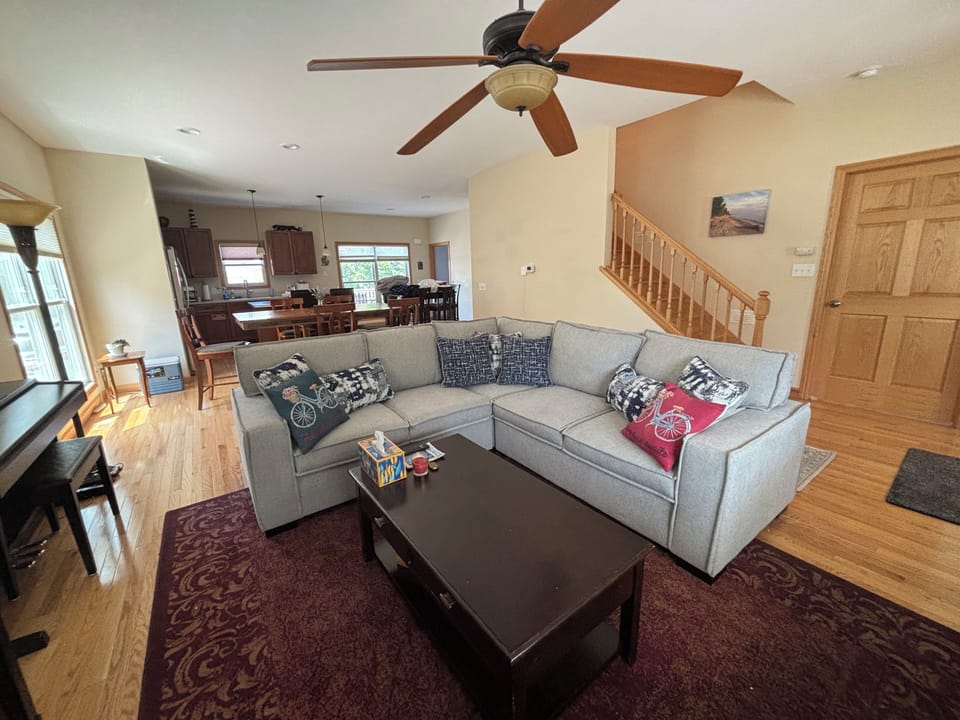 Our family enjoys the spacious, open feel.