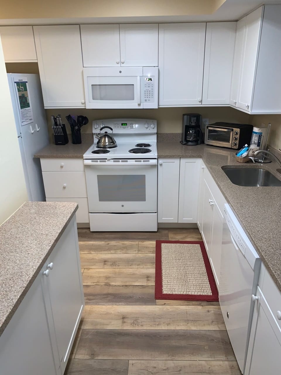 Fully Furnished Kitchen with Updated Appliances. 