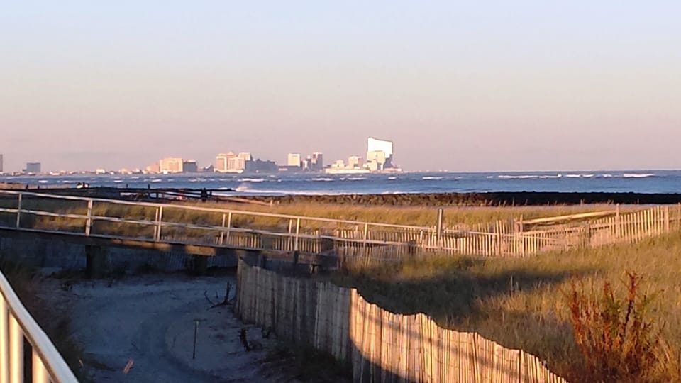 Looking north from our beach...