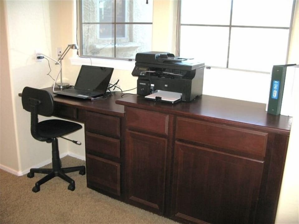 Office desk and Printer/Scanner provided for guests