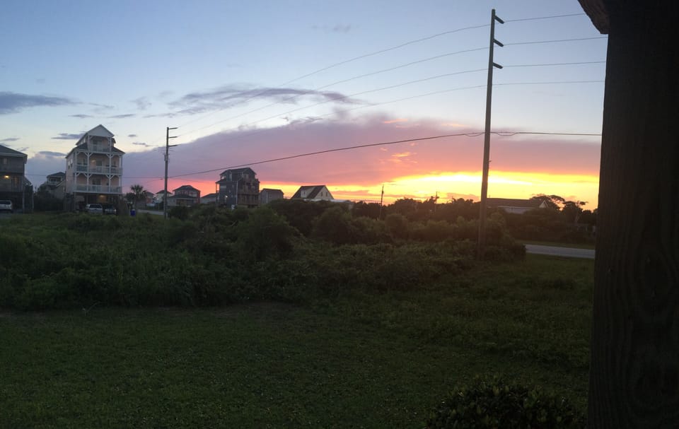 Sunset from our back yard!